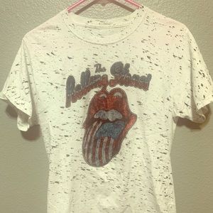 Rolling Stones speckled tee